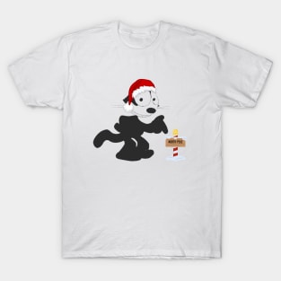 Felix the cat Christmas design T-Shirt